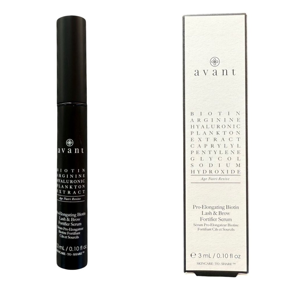 Avant Biotin Lash and Brow Serum Full Size 3ml Pro Formula for Longer Lashes